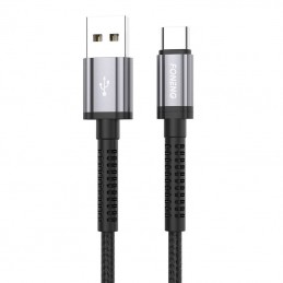 Foneng X83 USB to USB-C cable, 2.1A, 1m (black)