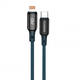 USB-C cable for Lightning Foneng X87, 30W, 1.2m (blue)
