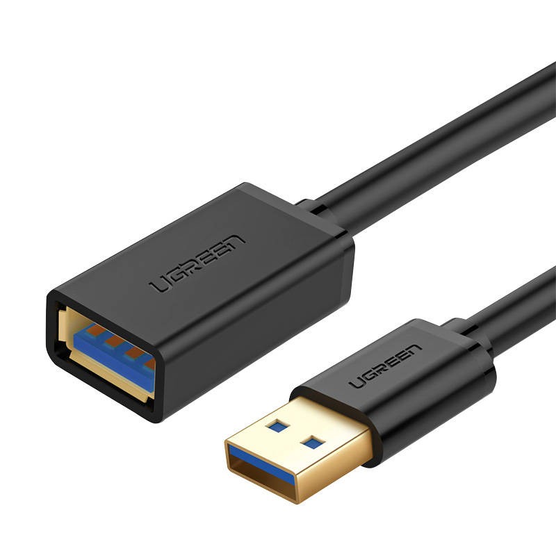 Cable USB 3.0 UGREEN 10368B, male, 1m (black)