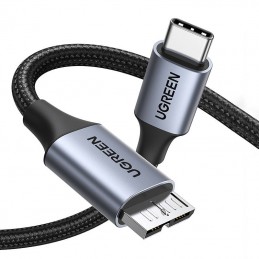 Cable USB-C to Micro USB UGREEN 15232, 1m (black)