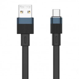Cable USB-C Remax Flushing, 2.4A, 1m (black)