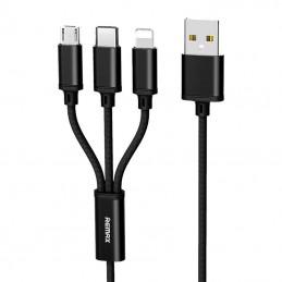 Cable USB 3in1 Remax Gition, 1,15m (black)