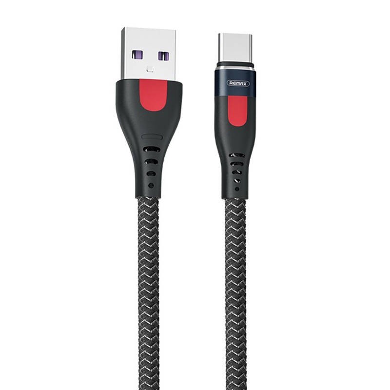 Cable USB-C Remax  Lesu Pro, 1m, 5A (black)