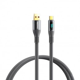 Cable USB-C Remax Zisee, RC-030, 66W, 1,2m (grey)