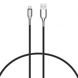 Cable USB for Micro USB Cygnett Armoured 12W 2m (black)