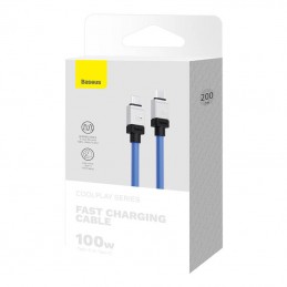 Cable USB-C do USB-C Baseus CoolPlay 100W 2m (blue)