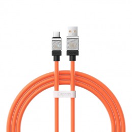 Cable USB do USB-C Baseus CoolPlay 100W 1m (orange)