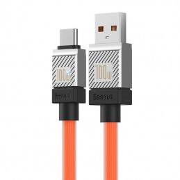 Cable USB do USB-C Baseus CoolPlay 100W 1m (orange)