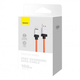 Cable USB do USB-C Baseus CoolPlay 100W 1m (orange)