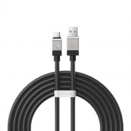 Cable USB do USB-C Baseus CoolPlay 100W 2m (black)
