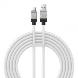 Cable USB do USB-C Baseus CoolPlay 100W 2m (white)