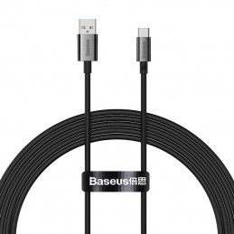 Cable USB do USB-C Baseus Superior 100W 2m (black)