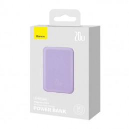 Powerbank Baseus Magnetic Mini 10000mAh 20W MagSafe (purple)