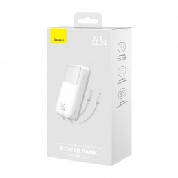 Powerbank Baseus Comet 20000mAh, USB do USB-C, 22.5W (white)