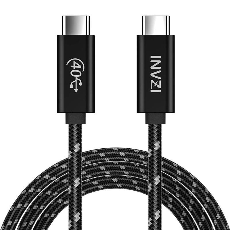 USB-C / USB4.0 Gen3 Cable 240W 40Gbps, 1m (Black)