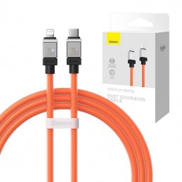 Fast Charging cable Baseus USB-C to Coolplay Series 1m, 20W (orange)