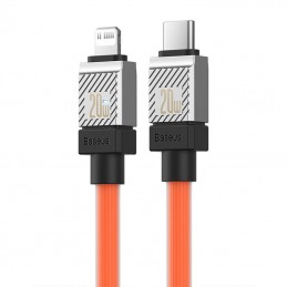 Fast Charging cable Baseus USB-C to Coolplay Series 1m, 20W (orange)