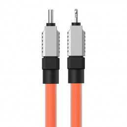 Fast Charging cable Baseus USB-C to Coolplay Series 1m, 20W (orange)