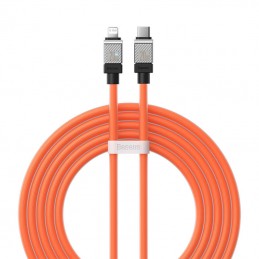 Fast Charging cable Baseus USB-C to Coolplay Series 2m, 20W (orange)