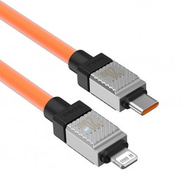 Fast Charging cable Baseus USB-C to Coolplay Series 2m, 20W (orange)