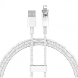 Fast Charging Cable Baseus Explorer  USB to Lightning 2.4A 1M (white)