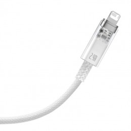 Fast Charging cable Baseus USB-A to Lightning  Explorer Series 2m, 2.4A (white)