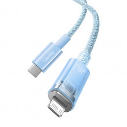 Fast Charging cable Baseus USB-C to Lightning  Explorer Series 1m, 20W (blue)