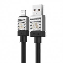 Fast Charging cable Baseus USB-A to Lightning Coolplay Series 1m, 2.4 (black)