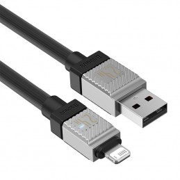 Fast Charging cable Baseus USB-A to Lightning Coolplay Series 1m, 2.4 (black)