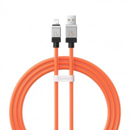 Fast Charging cable Baseus USB-A to Lightning Coolplay Series 1m, 2.4A (orange)