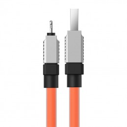 Fast Charging cable Baseus USB-A to Lightning Coolplay Series 1m, 2.4A (orange)