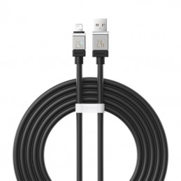 Fast Charging cable Baseus USB-A to Lightning CoolPlay Series 2m, 2.4A (black)