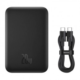 Magnetic Mini Wireless Fast Charge Power Bank Baseus 2022, 6000mAh 20W Black