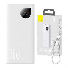 Fast Charge Power Bank Baseus Adaman2 10000mAh 30W White