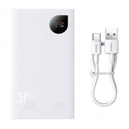 Powerbank Baseus Adaman 2, 20000mAh, 30W,  (white)