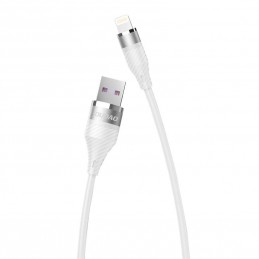 USB Cable for Lightning Dudao L10Pro, 5A, 1.23m (white)