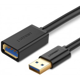 Extended cable  Male USB-A to Female USB-A UGREEN USB 3.0 2m (black)