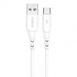 Cable USB to USB-C Foneng, x81 2.1A, 1m (white)