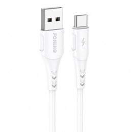 Cable USB to USB-C Foneng, x81 2.1A, 1m (white)