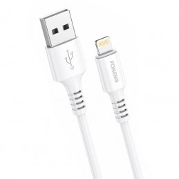 Cable USB to Lightning Foneng, x85 iPhone 3A Quick Charge, 1m (white)