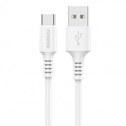 Cable USB to USB C Foneng, x85 3A Quick Charge, 1m (white)