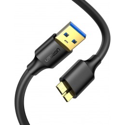 USB 3.0 - micro USB 3.0 cable UGREEN, 0.5m (black)