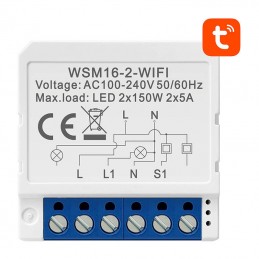 Smart Switch Module WiFi Avatto WSM16-W2 TUYA