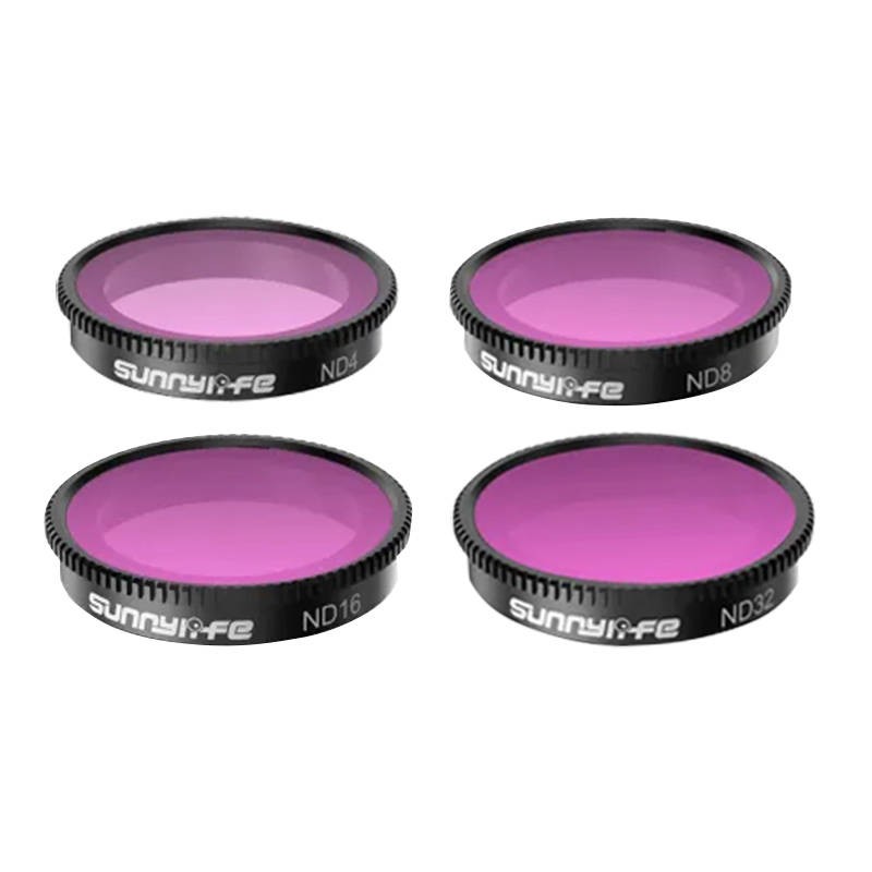 Set of 4 filters ND4+ND8+ND16+ND32 Sunnylife for Insta360 GO 3/2