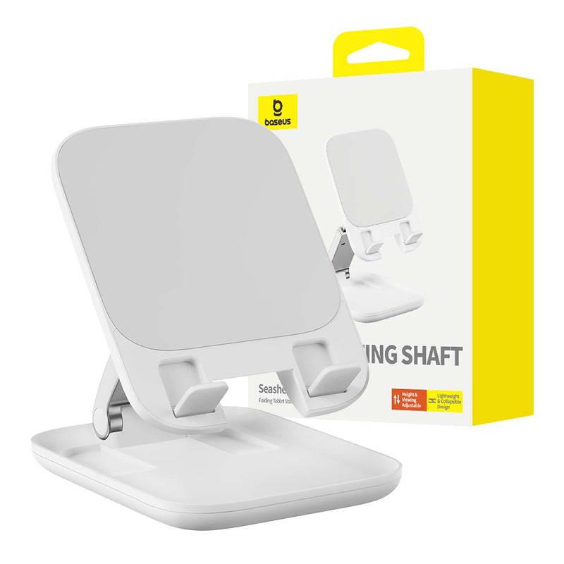 Folding Tablet Stand Baseus Seashell (white)