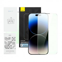 Privacy Protection Tempered Glass Baseus Crystal Series IP 14 PRO MAX