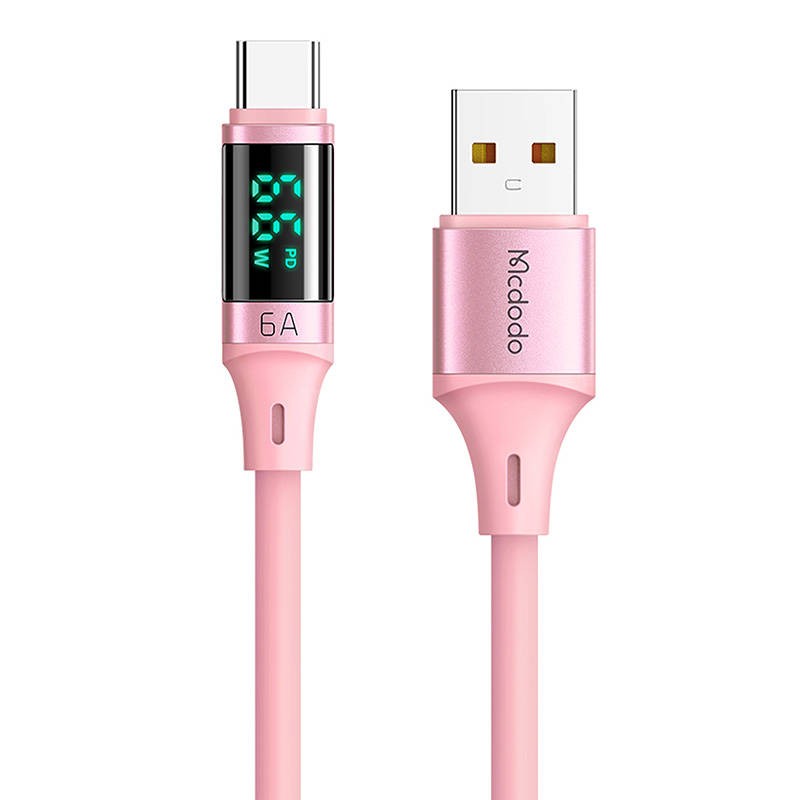 Cable Mcdodo CA-1921 USB to USB-C 6A, 1.2m (pink)