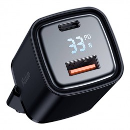 Charger McDodo CH-1701 33W with display (black)