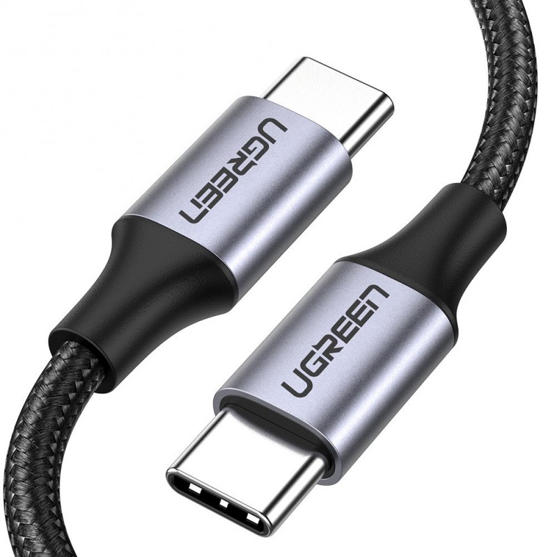 UGREEN US261 USB-C to USB-C, 60W, 2m (black)