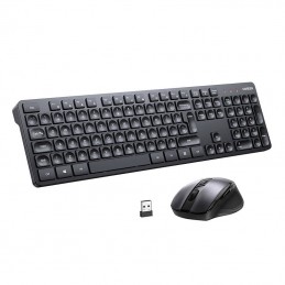 Ergonomic Mouse and Wireless Keyboard Combo UGREEN MK006 (Black)